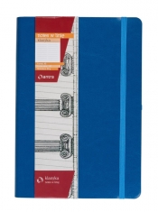Notes A5 z gumką Klasyka niebieski