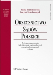 Orzecznictwo Sądów Polskich 3/2021 - Praca zbiorowa
