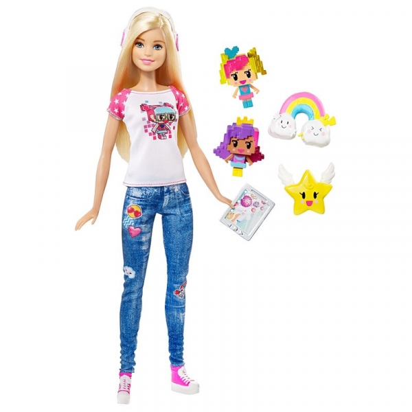 BARBIE Video Game Hero Barbie w świecie gier (Uszkodzone opakowanie) (DTV96)