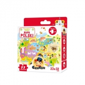 CzuCzu: Kieszonkowe Puzzle - Mapa Polski (CZU336573)