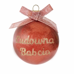 Brokatowa bombka dla Babci