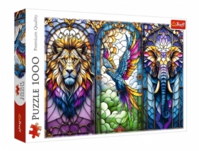 Puzzle 1000 Witraż: Zwierzęta