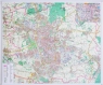 Łódź. Mapa ścienna 1:20 000 praca zbiorowa