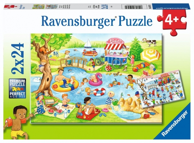 <img src='https://webimage.pl/pics/574/0/d4005556050574.jpg' style='height:440px' /> Puzzle 2x24 At the Lake