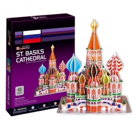 Puzzle 3D: Cerkiew Wasyla w Moskwie