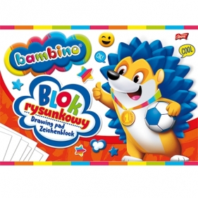 Blok rysunkowy Bambino, A4 20 kartek - Mini Zoo