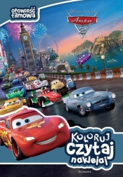 Auta 2 Koloruj czytaj naklejaj Opowieść filmowa - Lisa Ann Marsoli