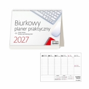 Kalendarz 2027 biurkowy tygodniowy planer