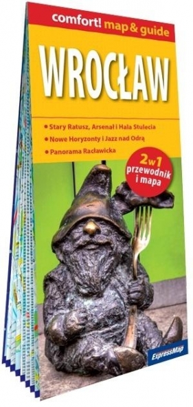 Wrocław laminowany map&guide 2w1 - Opracowanie zbiorowe