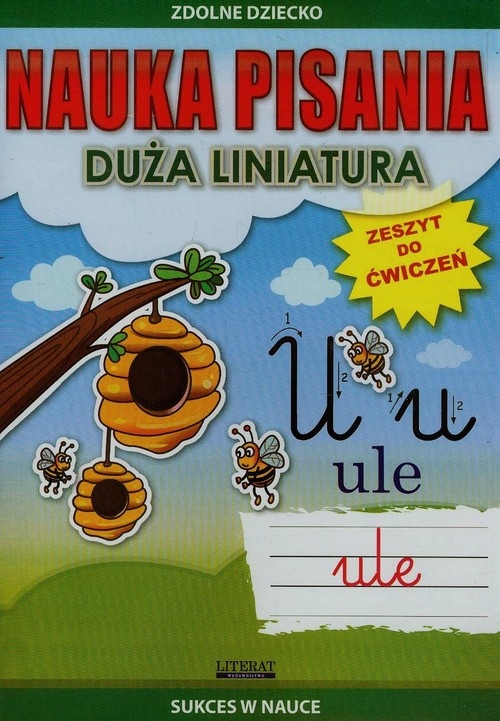 Nauka pisania Duża liniatura