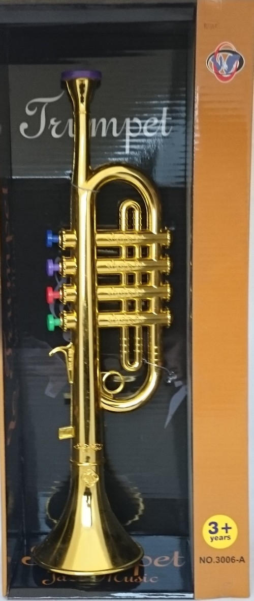 Instrument muzyczny trąbka 2 kolory