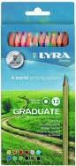 Kredki Lyra Graduate 12 kolorów