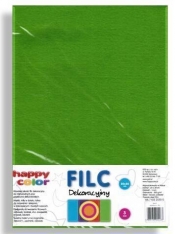 Filc dekoracyjny Happy Color - 20x30cm, 3mm, 5 ark. - jasnozielony nr 51