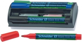 Markery do tablic z gąbką Schneider (111098)