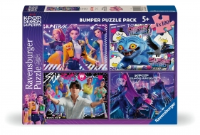 Puzzle dla dzieci 2D: Kpop Demon Hunters 4x100 el.