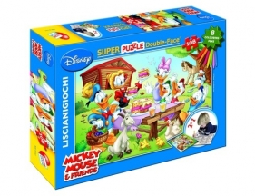 Puzzle dwustronne maxi Myszka Miki i przyjaciele 108 + mazaki - <br />