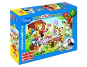 Puzzle dwustronne maxi Myszka Miki i przyjaciele 108 + mazaki - <br />