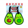 Zawieszki bagażowe z PVC - Foodiemals Avocado 2szt