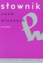 Słownik nazw własnych - Jan Grzenia