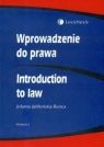 Wprowadzenie do prawa Introduction to Law Jabłońska-Bonca Jolanta