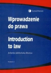 Wprowadzenie do prawa Introduction to Law - Jabłońska-Bonca Jolanta