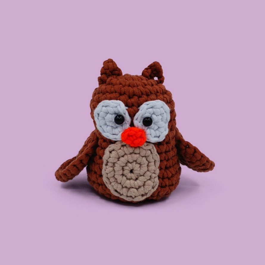 Zestaw do szydełkowania sowa Owlko