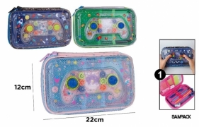 Piórnik szkolny z klapką MIX