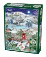 Puzzle 1000 Wieś zimową nocą 112695 12+