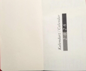 Wkład wymienny kalendarz 2026 A6 tygodniowy