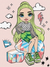 Malowanie po numerach - Rainbow High Jade Hunter