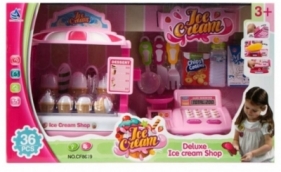 Kasa z akcesoriami lodziarnia