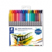 Flamastry Staedtler Design Journey dwustronne, 36 kolorów (S 3200 TB36)