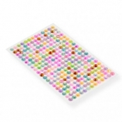 Kryształki samoprzylepne kolorowe 6mm