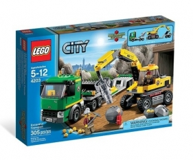 Lego City Koparka z transporterem (4203) - <br />