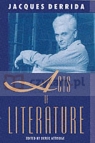 Acts of Literature Jacques Derrida