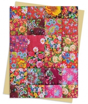 Karnet B6 Floral Patchwork Quilt