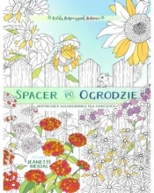 Spacer po ogrodzie - kolorowanka dla każdego