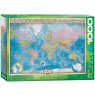  Puzzle 1000 Map of the World 6000-055712+