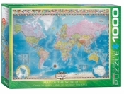 Puzzle 1000: Mapa Świata