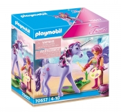 Playmobil Fairies: Wróżka z ozdobami i jednorożcem (70657)