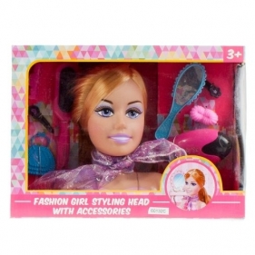 Głowa do stylizacji z akcesoriami