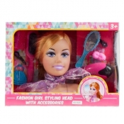 Głowa do stylizacji z akcesoriami