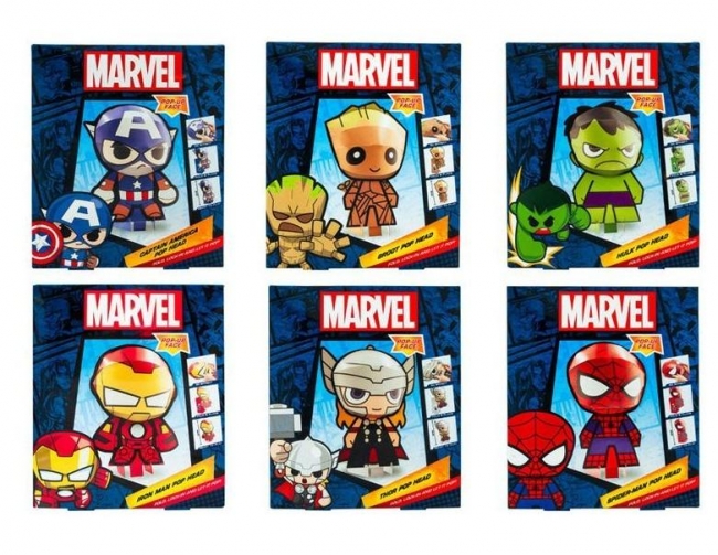 <img src='https://webimage.pl/pics/577/9/d8719668019577.jpg' style='height:440px' /> Figurka Origami Disney Pop Heads Marvel 20cm MIX