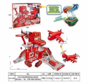 Baza strażacka + auto zmieniające kolor + św/dź