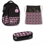 Pakiet szkolny St.Majewski Pink Checkered