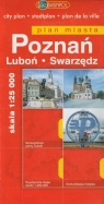 Poznań Luboń Swarzędz plan miasta 1:25 000