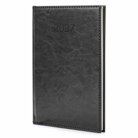 Kalendarz 2027 B5 Agenda Tygodniowy Czarny