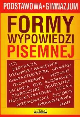 Formy wypowiedzi pisemnej - Szostak-Lubomska Karolina<br />