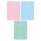 Herlitz, brulion klejony A5, 96 kartek w kratkę - Pastel Color Blocking