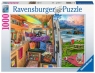 Ravensburger, Puzzle 1000: Widok z kampera (164578)